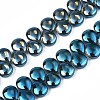 Electroplate Glass Beads Strand EGLA-S188-27-C01-1