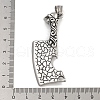 304 Stainless Steel Big Pendants STAS-D110-01AS-3