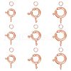 GOMAKERER 925 Sterling Silver Spring Ring Clasps with Open Jump Rings STER-GO0001-04RG-1