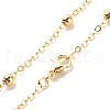Brass Satellite Chains Necklace for Women NJEW-P265-06G-1