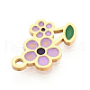 304 Stainless Steel Enamel Charms STAS-T065-57G-03-2
