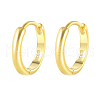 Simple 925 Sterling Silver Circle Hoop Earrings DG6387-1-1