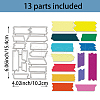 Carbon Steel Cutting Dies Stencils DIY-WH0309-1647-2