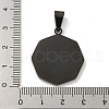 304 Stainless Steel Pendants STAS-C102-12EB-3