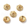 Brass Micro Pave Cubic Zirconia Bead Cap KK-E068-VF856-2-2
