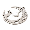 Non-Tarnish 201 Stainless Steel Pendants STAS-B049-18P-2