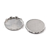 Non-Tarnish 316 Surgical Stainless Steel Cabochon Tray Settings STAS-I187-05A-P-3
