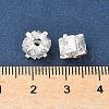 Brass Cubic Zirconia Beads KK-A254-15S-2