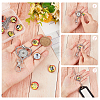 SUNNYCLUE DIY Interchangeable Dome Office Lanyard ID Badge Holder Necklace Making Kit DIY-SC0021-97H-3