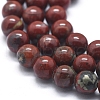 Natural Red Rainbow Jasper Beads Strands G-F678-42-3