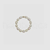 Natural Freshwater Pearl Beaded Stretch Rings WG03D15-01-1