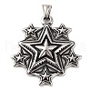 316 Surgical Stainless Steel Big Pendants STAS-Z073-10AS-1