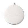 Non-Tarnish 304 Stainless Steel Pendants STAS-M302-01P-2