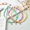 Bear Pendant Necklace for Teen Girl Women NJEW-JN03704-3