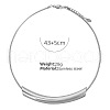 304 Stainless Steel Curved Tube Round Snake Chain Necklaces for Women FS-WG91F2E-01-2