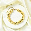 Plastic Beaded Link Bracelets for Women BJEW-G733-01G-2