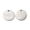 Non-Tarnish 316L Surgical Stainless Steel Charms STAS-H213-55P-1