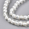 Baking Painted Transparent Glass Beads Strands DGLA-N011-6mm-01-3