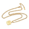 304 Stainless Steel Pendant Necklaces NJEW-H069-01A-G-4