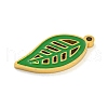 316 Surgical Stainless Steel Enamel Pendants STAS-M073-31G-2