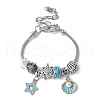 Ocaen Theme European Beads Charm Bracelet Set for Women BJEW-JB11587-01-2