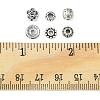 255Pcs 6 Style Iron Rhinestone & Tibetan Style Alloy Spacer Beads DIY-FS0004-07-6