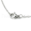 Non-Tarnish 304 Stainless Steel Pendant Necklace for Women NJEW-JN04387-03-5