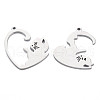 Non-Tarnish 304 Stainless Steel Pendants STAS-N095-035-3