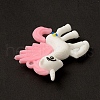 Opaque Resin Pendants X-RESI-D065-H01-3