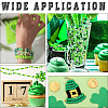 SOFPLATE 800Pcs 4 Colors Saint Patrick's Day Opaque Plastic Beads KY-SP0001-06-6