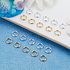 Beebeecraft 80Pcs 2 Colors Brass Split Rings KK-BBC0014-04A-4
