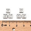 Brass Rhinestone Spacer Beads RSB072-17S-2
