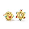 Rack Plating Brass Beads KK-F839-019MG-1