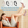 Olycraft 4 Pairs 4 Colors Polyester Rhinestone Elastic Shoelaces DIY-OC0013-17-6