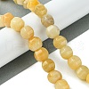 Natural Topaz Jade Beads Strands G-H023-A11-01-2