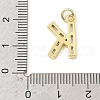 Brass Micro Pave Cubic Zirconia Pendants KK-V014-01G-11-3