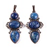Natural Lapis Lazuli Pendants G-Q158-04-03-1