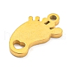 304 Stainless Steel Charms STAS-Q306-01G-B-2