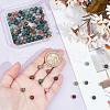 GOMAKERER 2 Strands Natural Indian Agate Beads Strands G-GO0001-35-3
