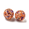 Spray Paint Schima Wood Bead WOOD-H107-03C-2