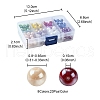 160Pcs 8 Colors Electroplate Opaque Glass Beads Strands GLAA-FS0001-74-4