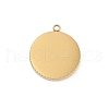 304 Stainless Steel Pendants STAS-L283-07G-3