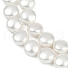 Electroplated Shell Pearl Beads Strands BSHE-G027-13A-4