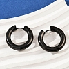 202 Stainless Steel Polishing Hoop Earrings EJEW-M106-02EB-05-3