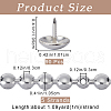 Gorgecraft 5 Strands Iron Upholstery Nails/Tack DIY-GF0009-39P-2