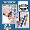 Unicraftale 8 Sets 4 Style 304 Stainless Steel Watch Band Clasps STAS-UN0031-24-5