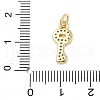 Brass Micro Pave Cubic Zirconia Pendants ZIRC-I356-39G-3