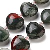 Natural African Bloodstone Beads Strands G-C150-A10-01-2