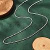 Non-Tarnish Unisex 304 Stainless Steel Curb Chain/Twisted Chain Necklaces X-STAS-D0002-34P-1
