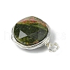 Natural Gemstone Pendants PALLOY-JF03175-01-5